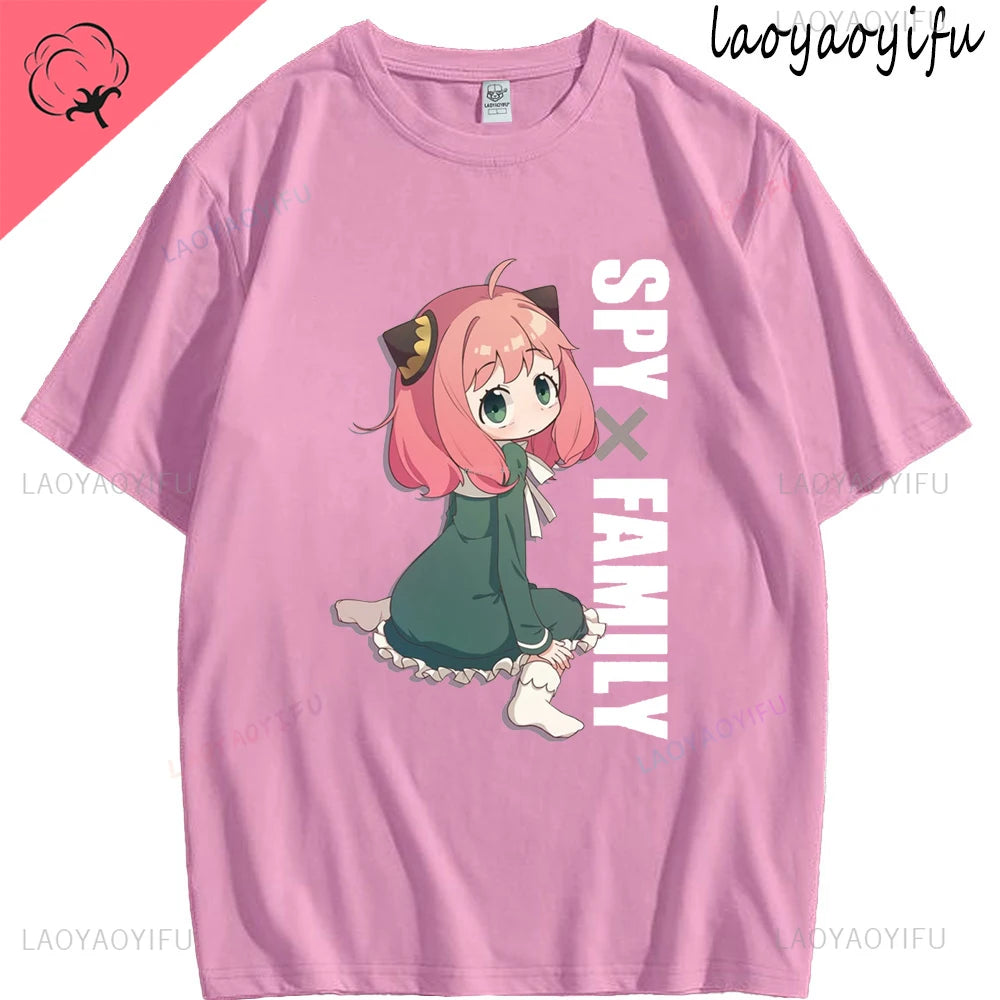 Spy House Ania Anime Print T-shirt