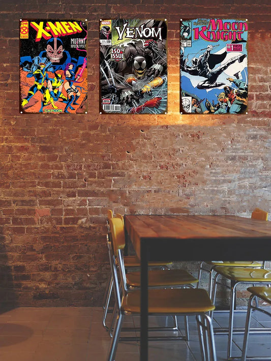 Marvel Comic Book Cover Metal Posters