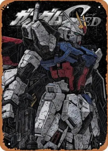 Gundam Seed Metal Art Poster