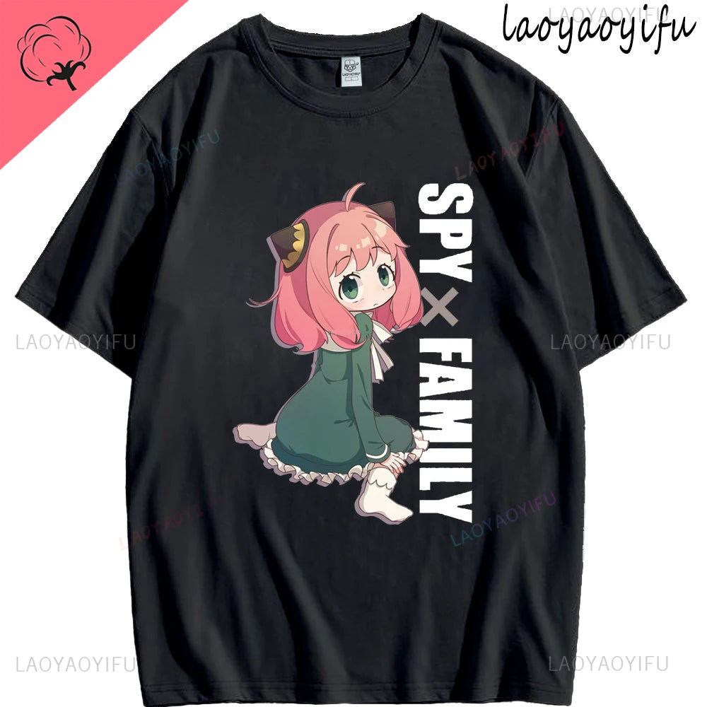 Spy House Ania Anime Print T-shirt