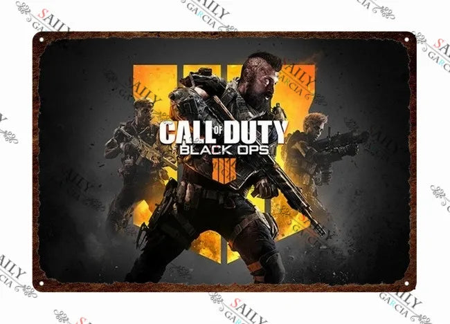 Call of Duty Metal Posters