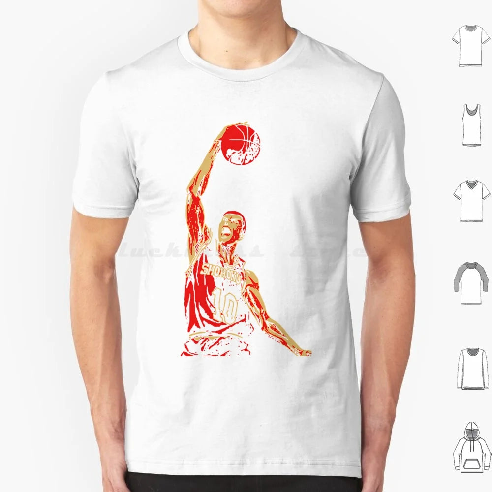 Retro Vintage Sakuragi Slam Sports T Shirt