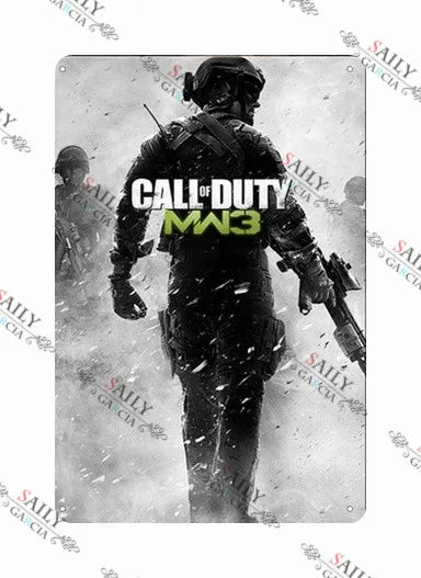 Call of Duty Metal Posters