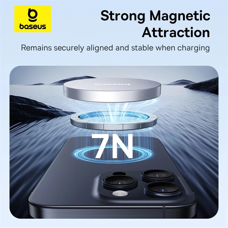 Baseus Qi2 15W Magnetic Wireless Charger Mini