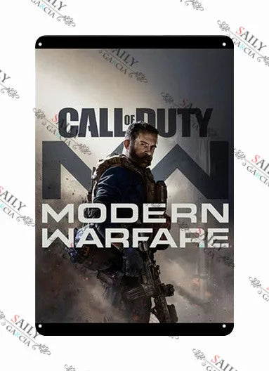 Call of Duty Metal Posters