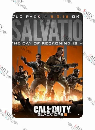 Call of Duty Metal Posters