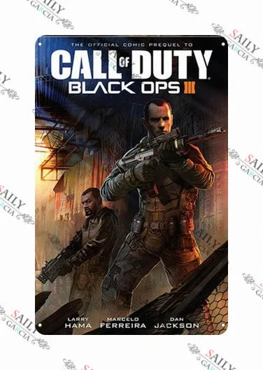 Call of Duty Metal Posters