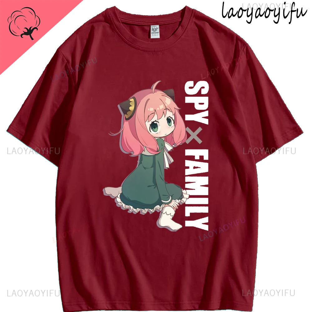 Spy House Ania Anime Print T-shirt