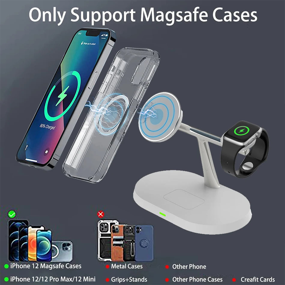 40W Three in One Wireless Charger