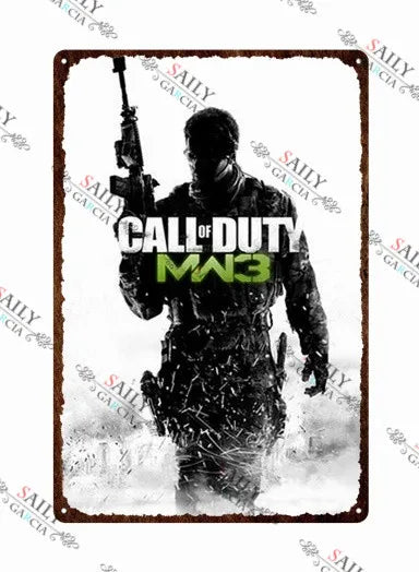 Call of Duty Metal Posters