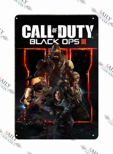 Call of Duty Metal Posters