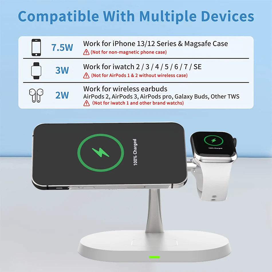 40W Three in One Wireless Charger
