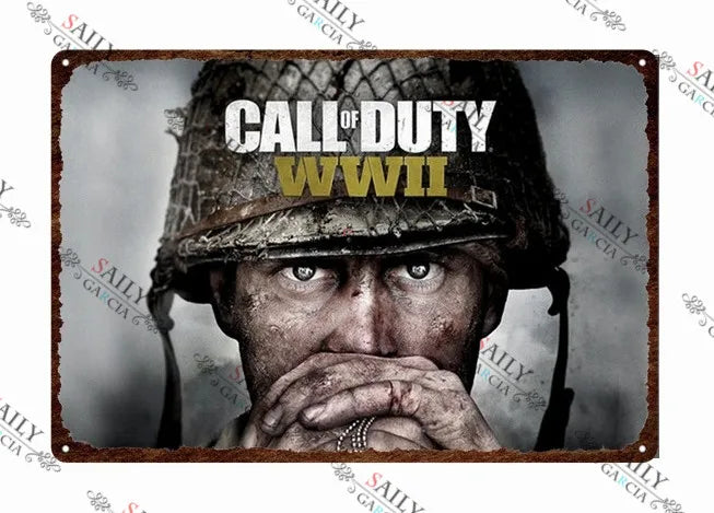 Call of Duty Metal Posters