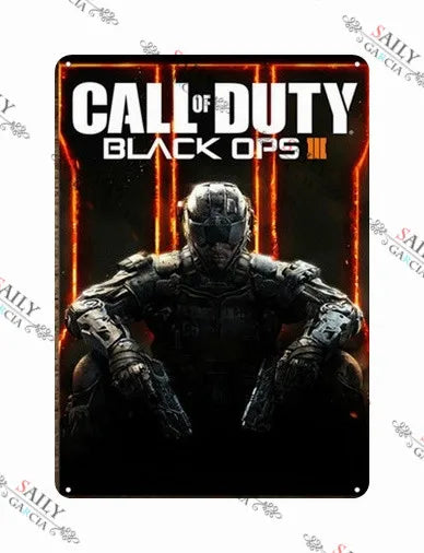 Call of Duty Metal Posters