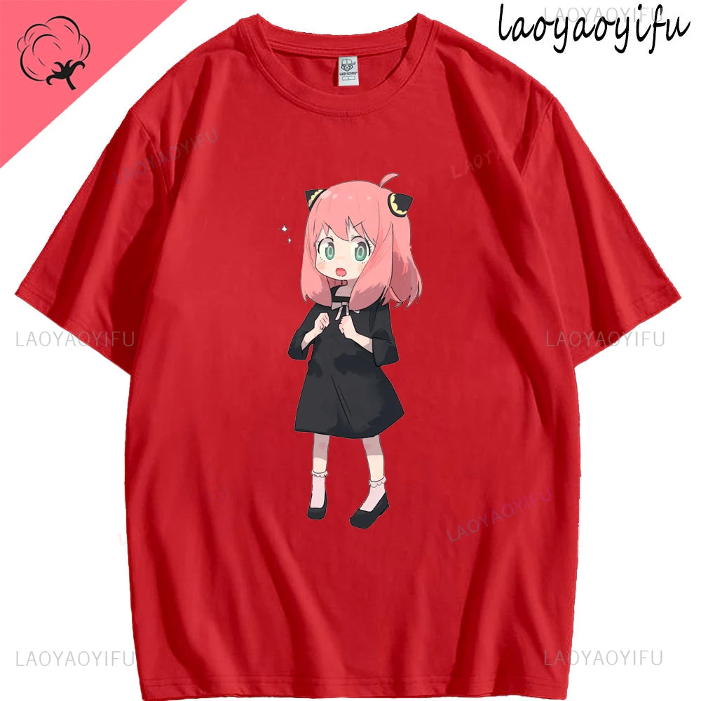 Spy House Ania Anime Print T-shirt