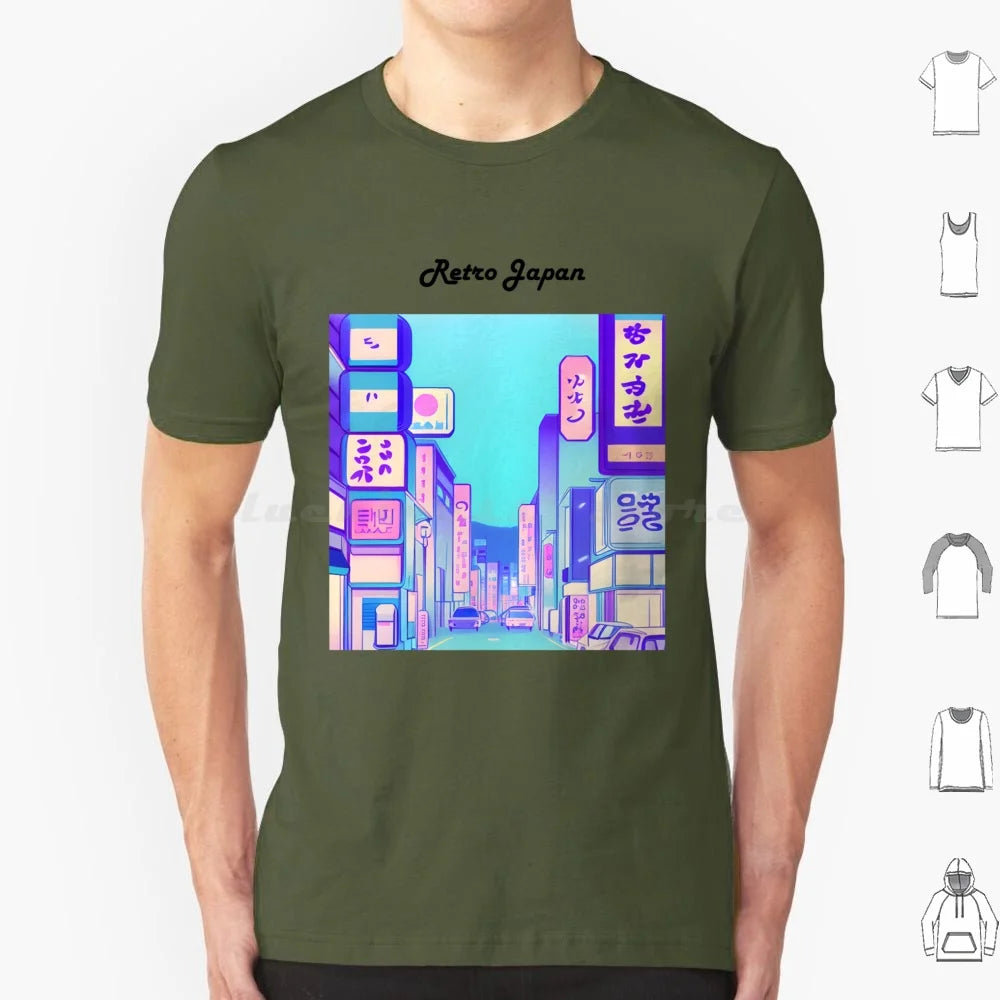 Retro Anime Vintage Kaiju Manga Food Wave Monster
