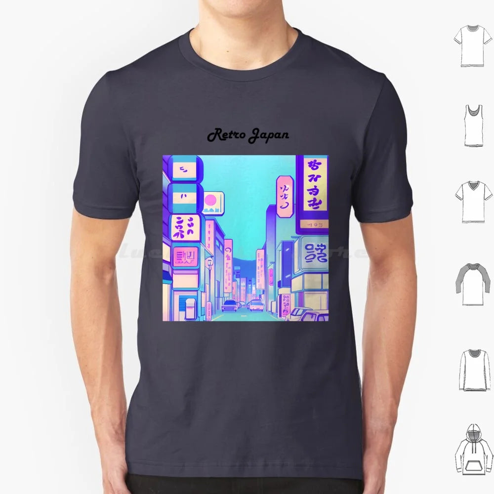 Retro Anime Vintage Kaiju Manga Food Wave Monster
