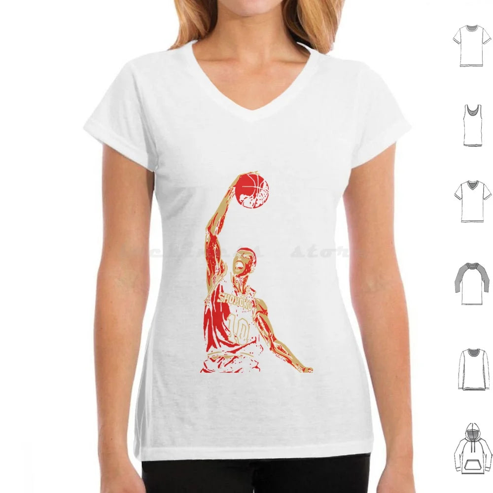 Retro Vintage Sakuragi Slam Sports T Shirt