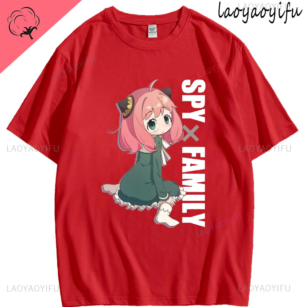 Spy House Ania Anime Print T-shirt