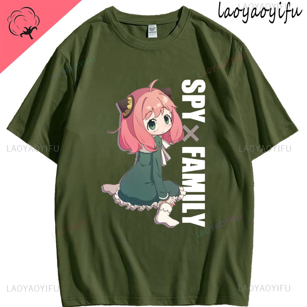 Spy House Ania Anime Print T-shirt