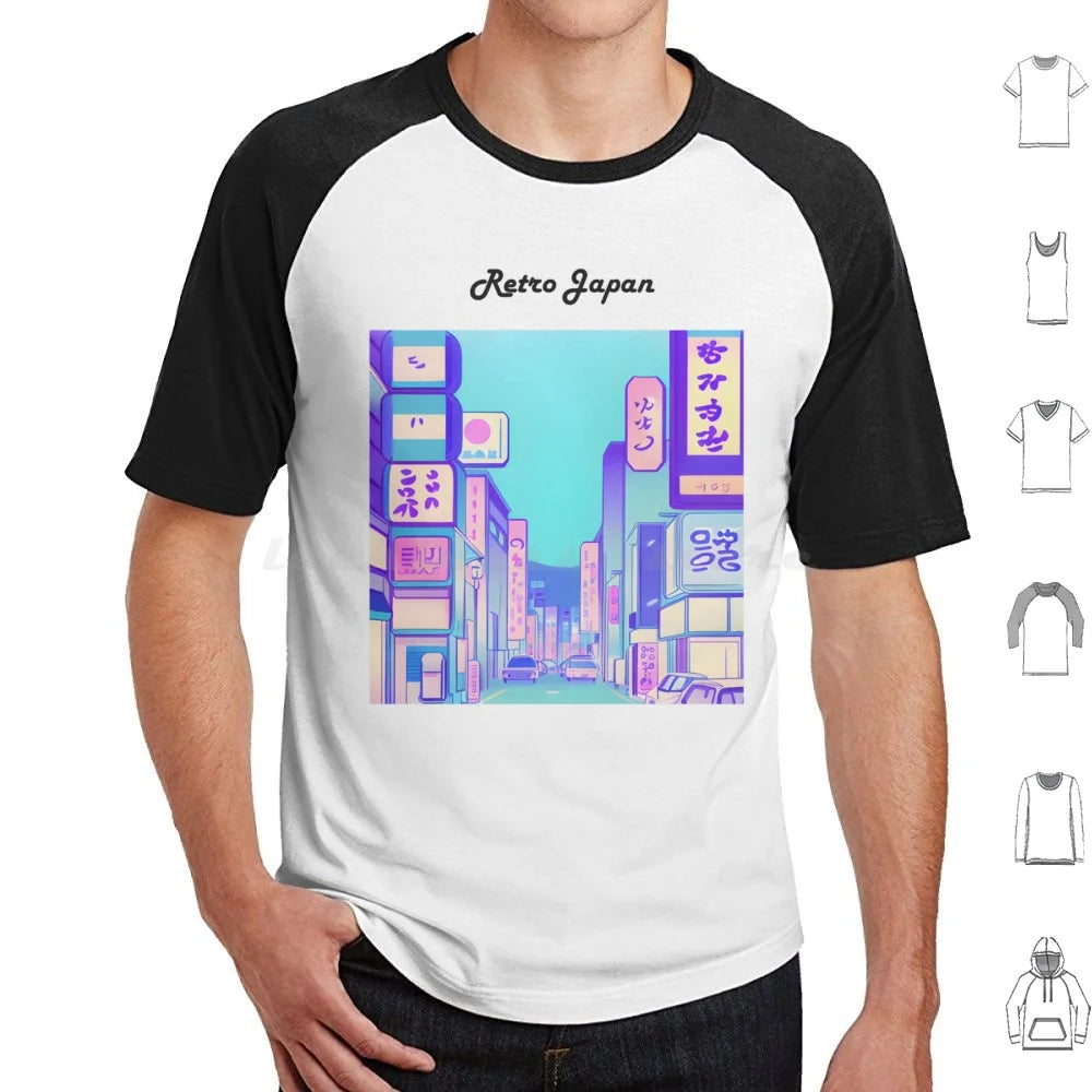 Retro Anime Vintage Kaiju Manga Food Wave Monster