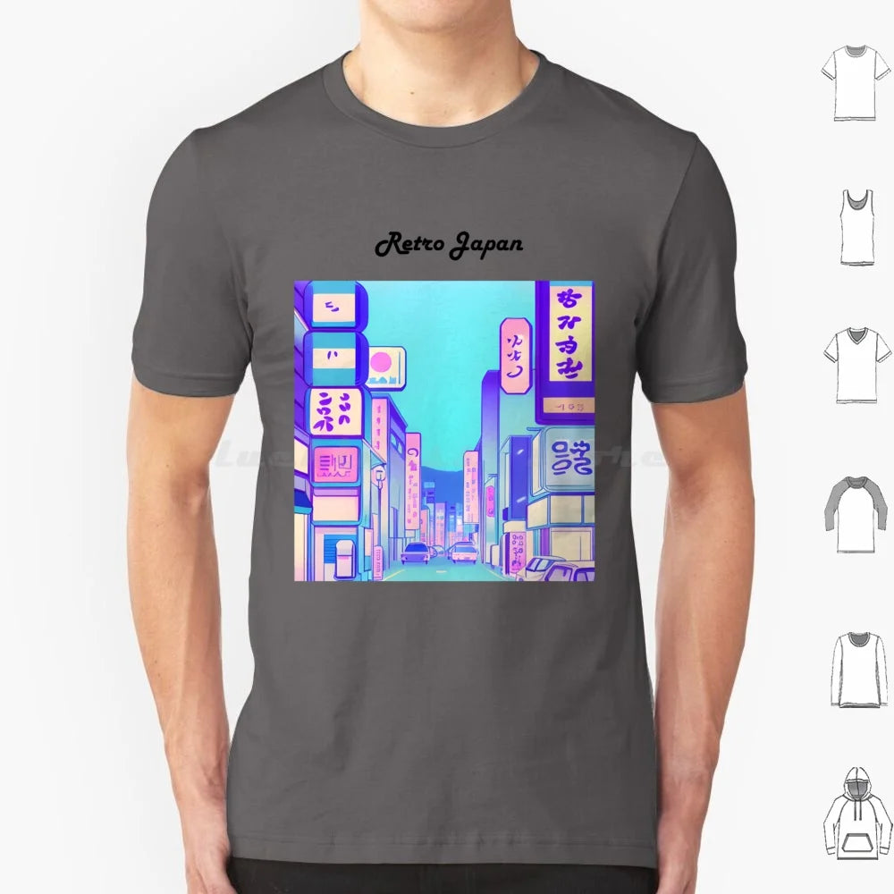 Retro Anime Vintage Kaiju Manga Food Wave Monster
