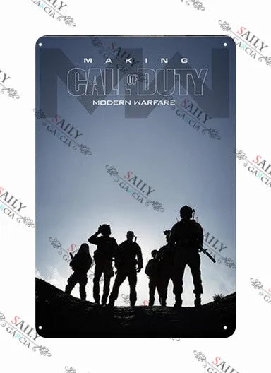 Call of Duty Metal Posters