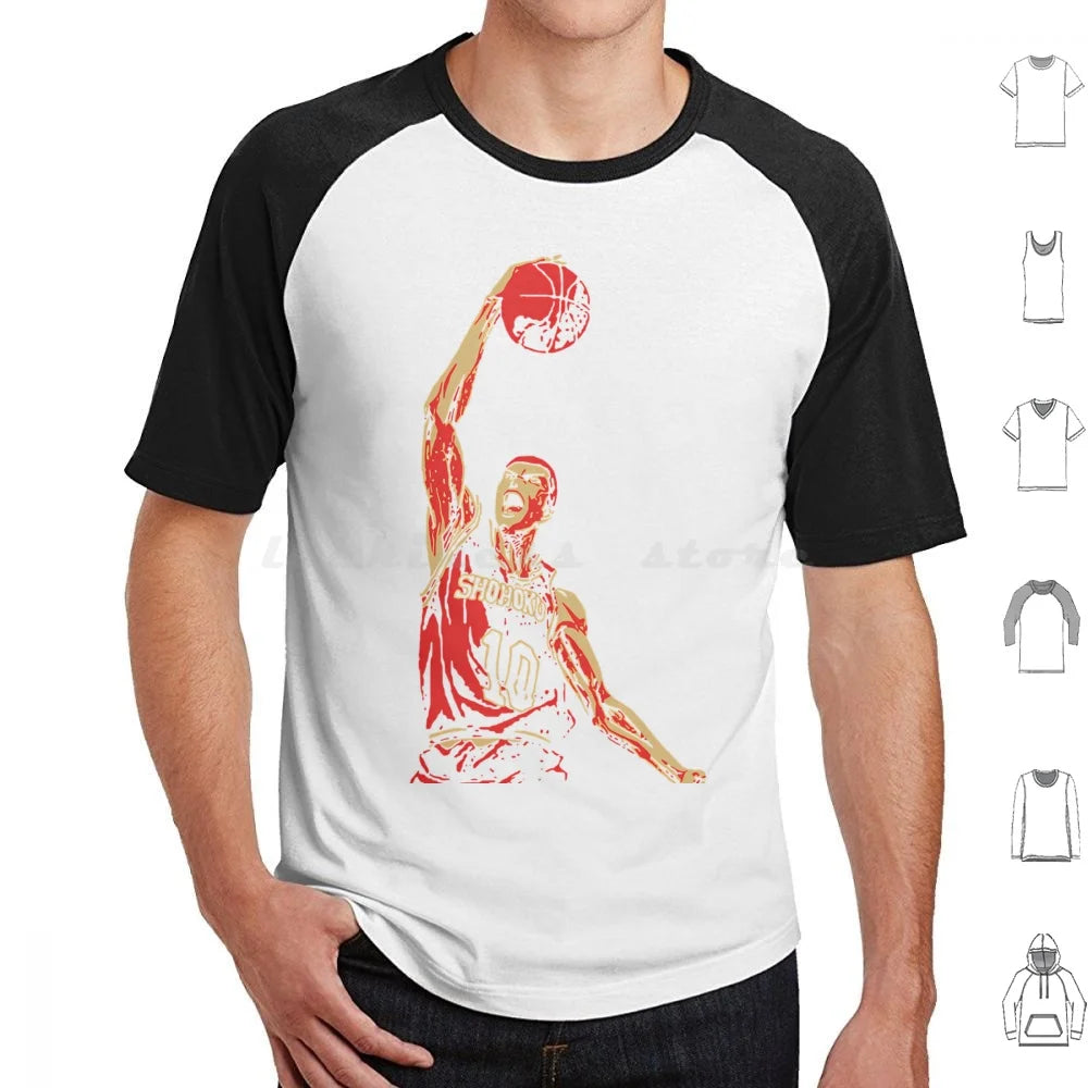 Retro Vintage Sakuragi Slam Sports T Shirt