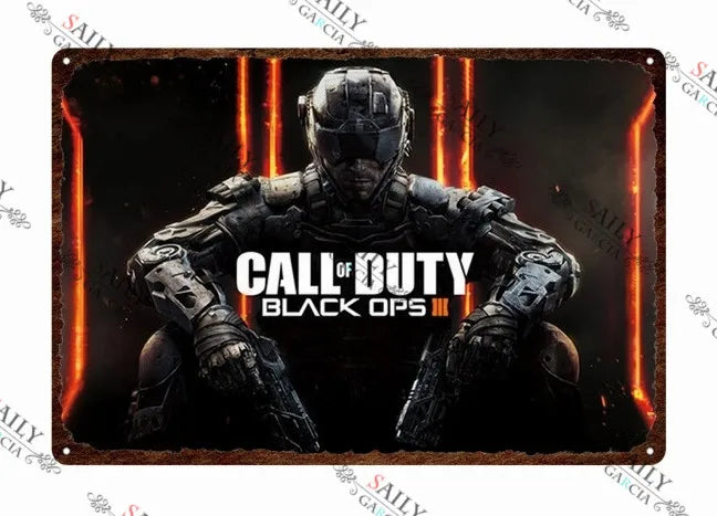 Call of Duty Metal Posters