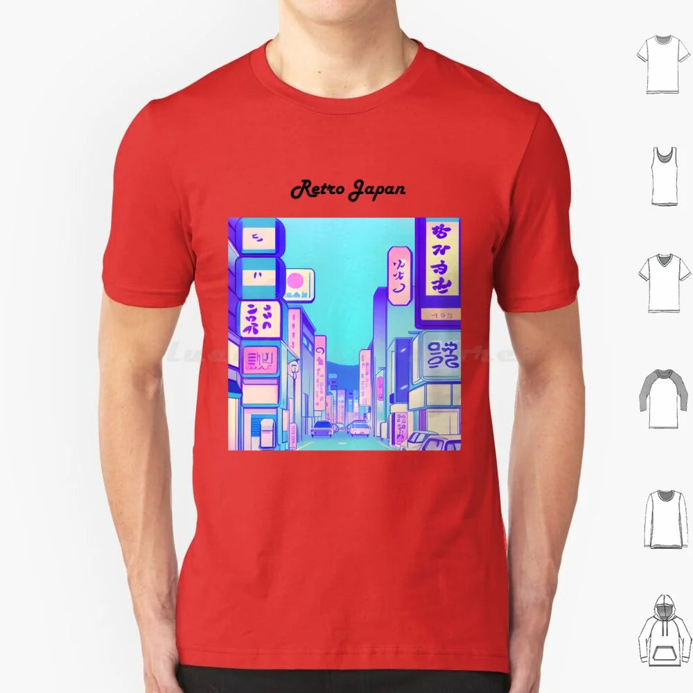 Retro Anime Vintage Kaiju Manga Food Wave Monster