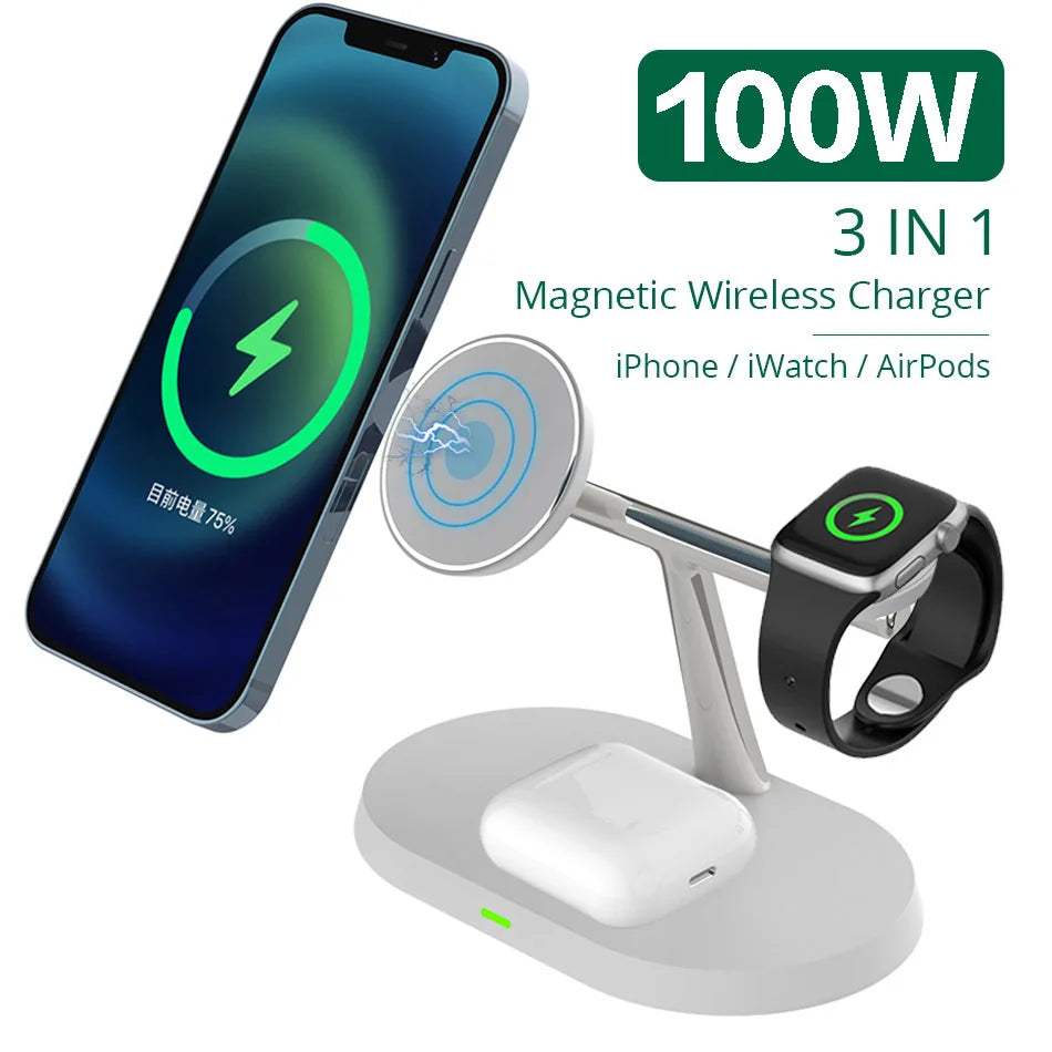 40W Three in One Wireless Charger