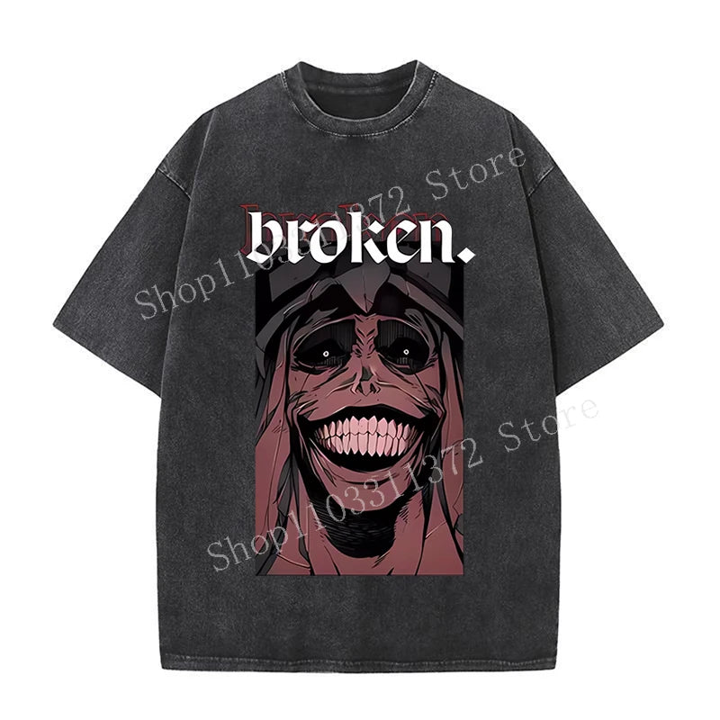 Solo Leveling Men's Washed Vintage T-Shirts