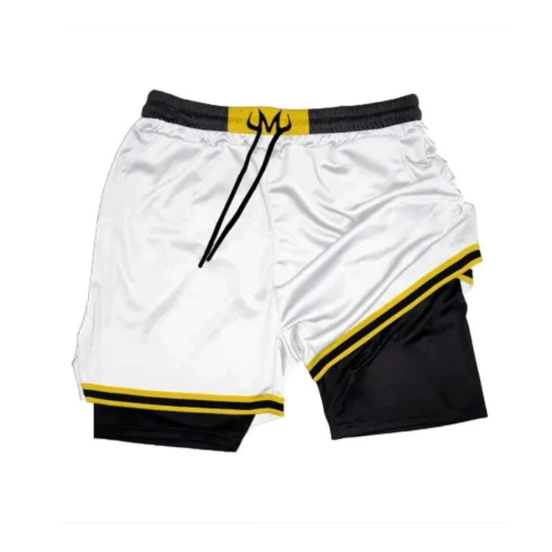 Anime Running Workout Mesh Performance Shorts