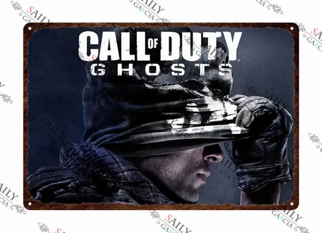 Call of Duty Metal Posters