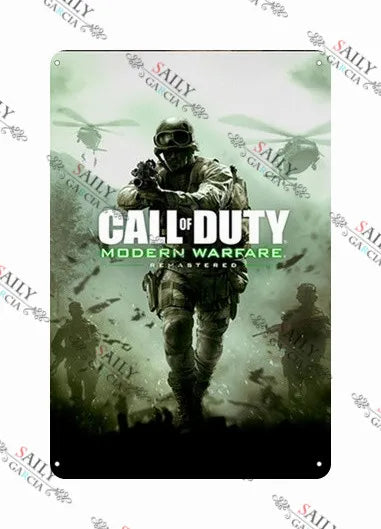 Call of Duty Metal Posters
